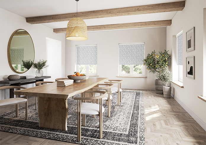Hollies, Sky Blue - Roller Blind - Image 7